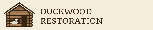 Duckwood Log Home Restoration Logo